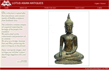 Tablet Screenshot of lotusasianantiques.com